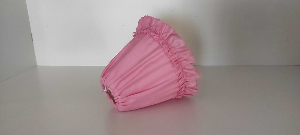 Lampka nocna 2 abażury Niebieski i różowy