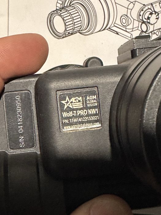 Прилад нічного бачення AGM WOLF-7 PRO NW1 монокуляр