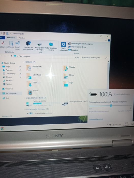 Laptop SONY PCG 7134 m