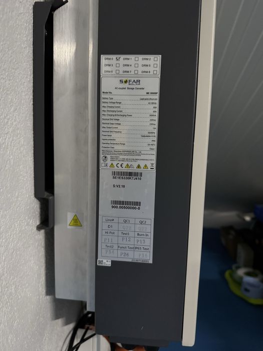 Inversor Sofar ME 3000SP + Bateria GTX5000