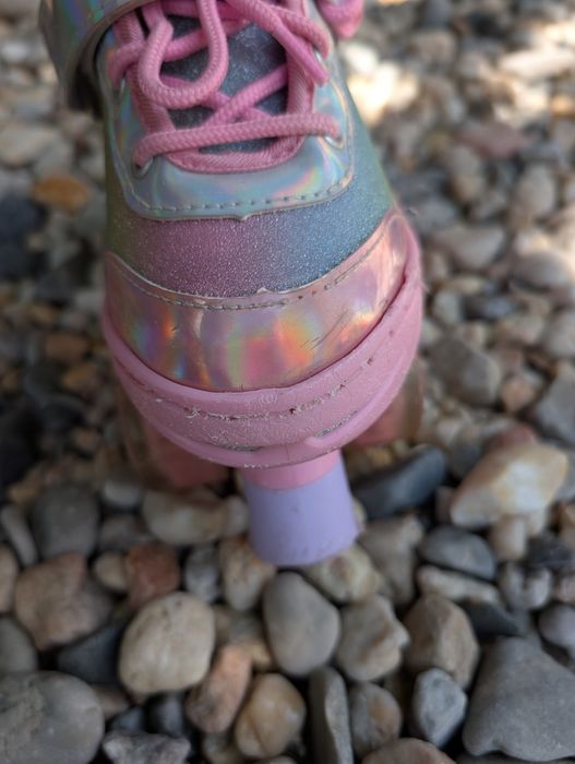 Patins de rodas com luzes tamanho ajustável ( 34-37)