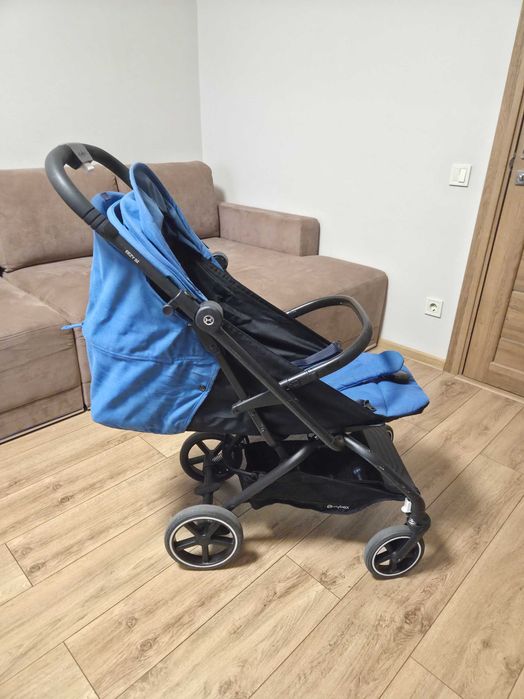 Візочок Cybex Eezy S+2 Navy Blue з дощовиком і підстаканником, б/в
