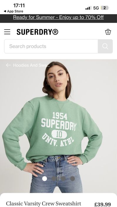 Superdry bluza damska roz 40 NOWA 250 zl