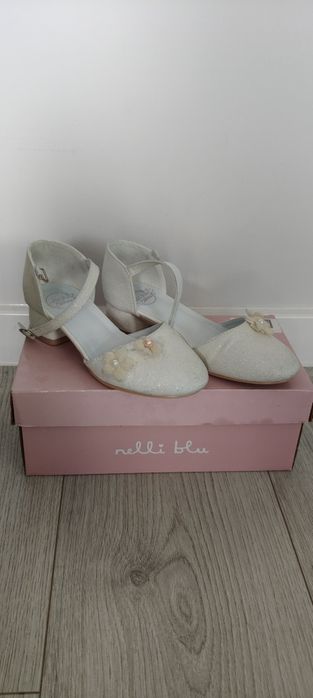 Eleganckie baleriny na obcasie Nelli Blu 32