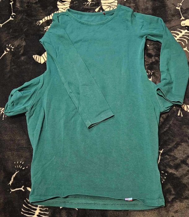 My Basic, Zielona sukienka z kieszeniami. Rozm. 110-116, 5-6 lat