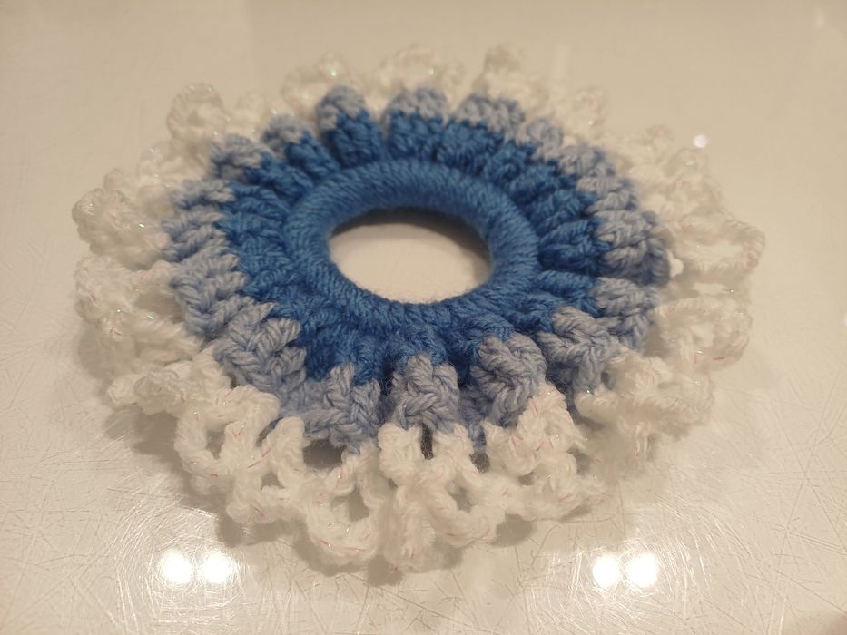 Scrunchie szydelkowe