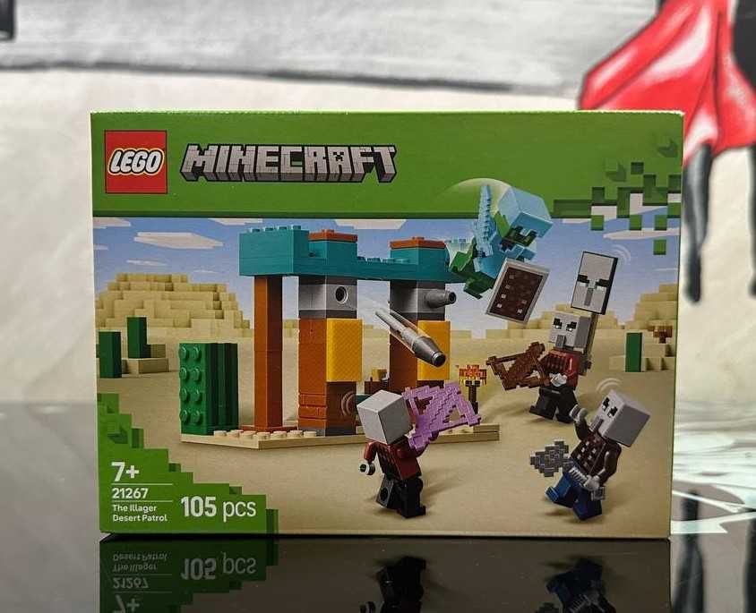 Конструктор LEGO Minecraft 21267 Пустельний патруль розбійника