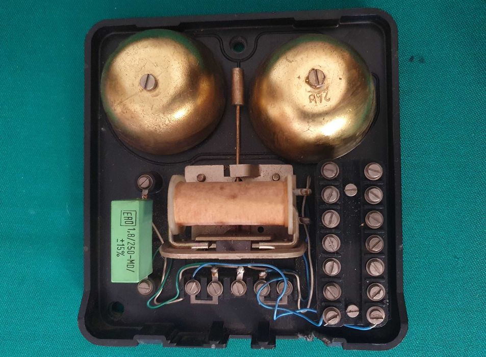 Campainha / buzzer antiga, para telefones analógicos - vintage