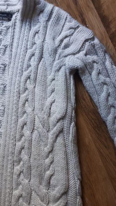 Reserved sweter damski kardigan wełna 36 s