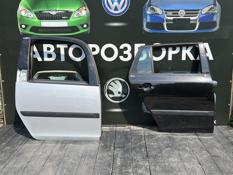 двері дверьки дверь фабия 2 двери передние задние fabia 2 roomster