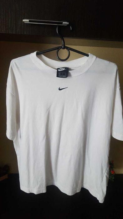 Мужская футболка Nike белого цвета из 100% хлопка