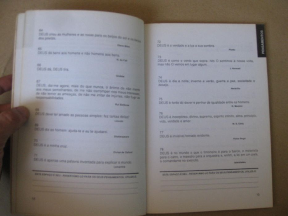 Deus - Pensamentos, Pensadores, Provérbios