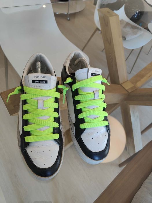 Varias sapatilhas usadas calvin klein, crime london e P448