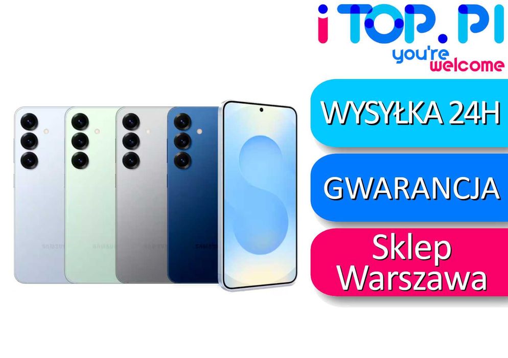Samsung Galaxy S25 128GB NOWY Kolory Sklep iTop Muranów Lokal 32