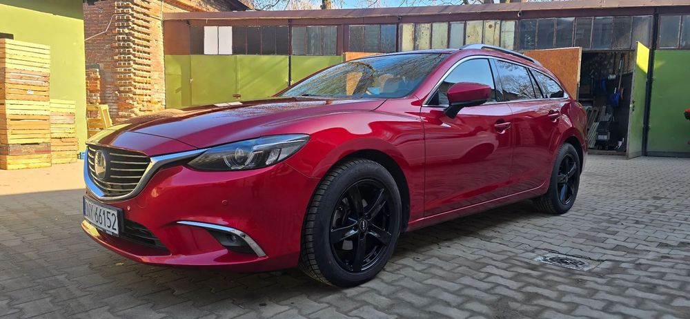Mazda 6 Wersja Nakama, Biała skóra, Vebasto