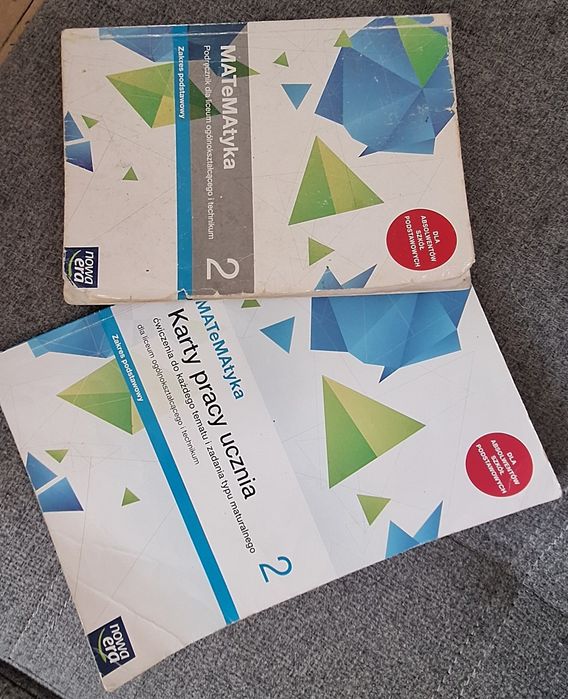Matematyka 2 podręcznik LO I technikum zakres podstawowy nowa era