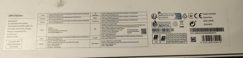 Tablet OPPO Pad Neo – NOWY