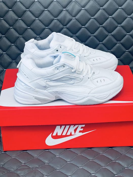 Nike air Monarch Tekno M2K all White кроссовки женские найк монарх