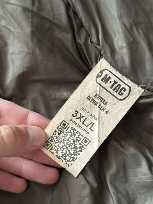 M-Tac Alpha IV олива primaloft зимова куртка