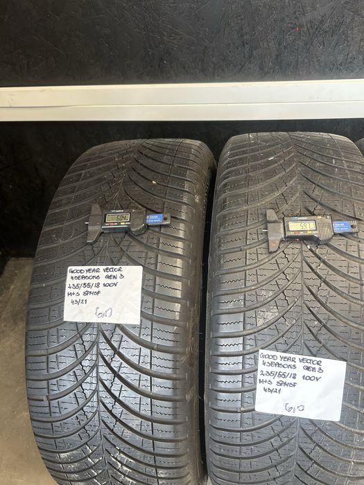 4x 235/55R18 100V GOODYEAR VECTOR 4SEASONS GEN-3 opony wielosezon M+S 3PMSF