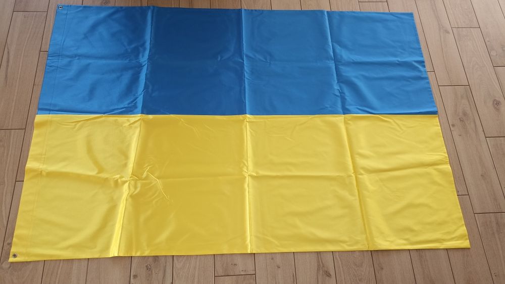 Flaga Ukrainy duża 120x180