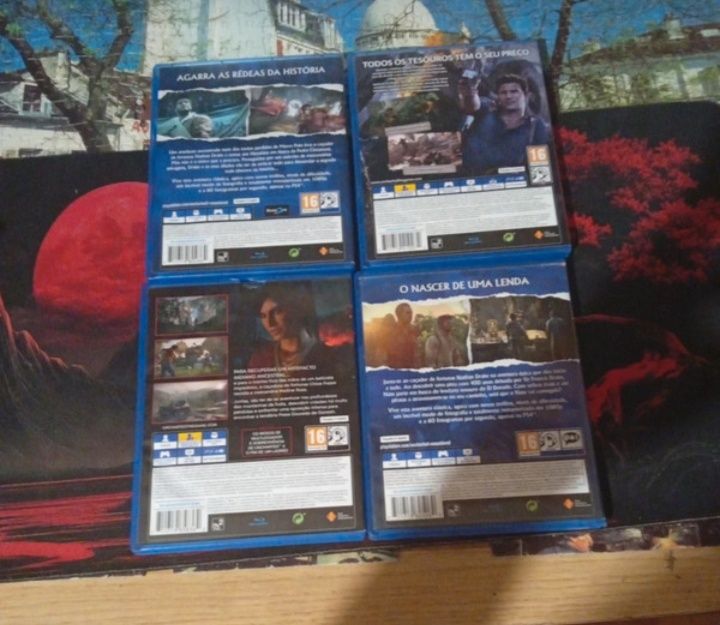 Pack Uncharted 4 jogos