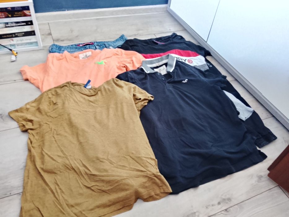 2x joggery M/L 4 koszulki M/L i bluza bigstar M