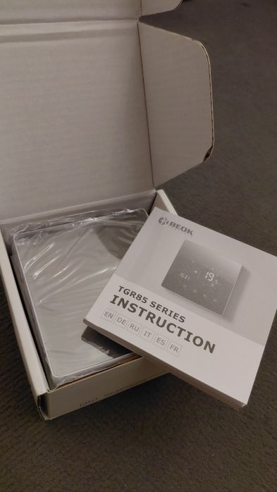Beok tgr85 - smart room termostato (com selos) novo, ainda embalado