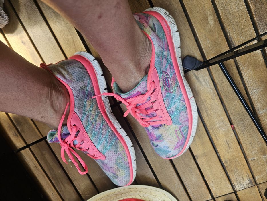 Оригінал 39 Skechers light weight flex sole кроссівки кроссовки кросівки жіночі женские літні летние кросовки бігові беговые