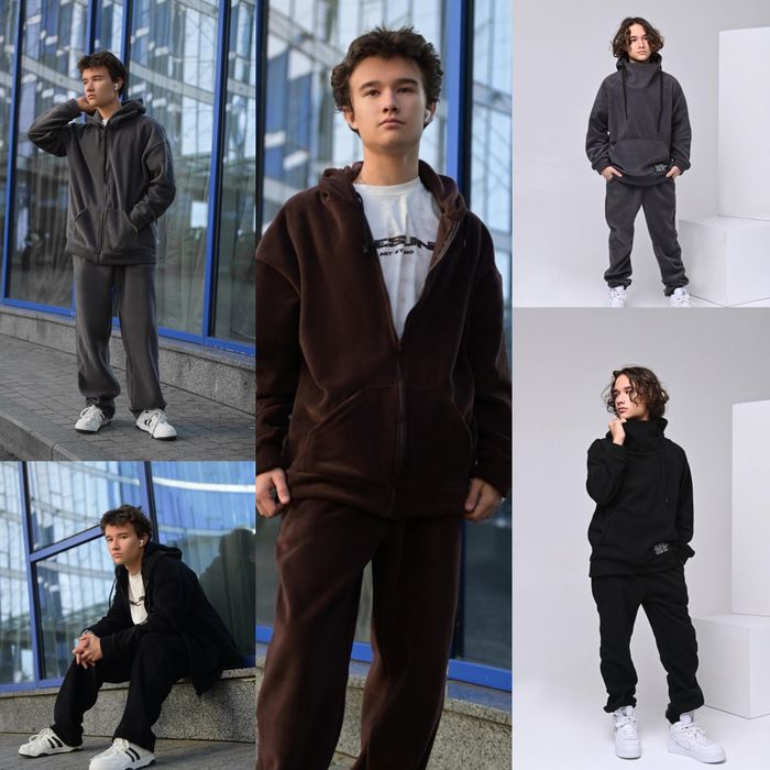 Теплий спортивний костюм для підлітків 7 варіантів