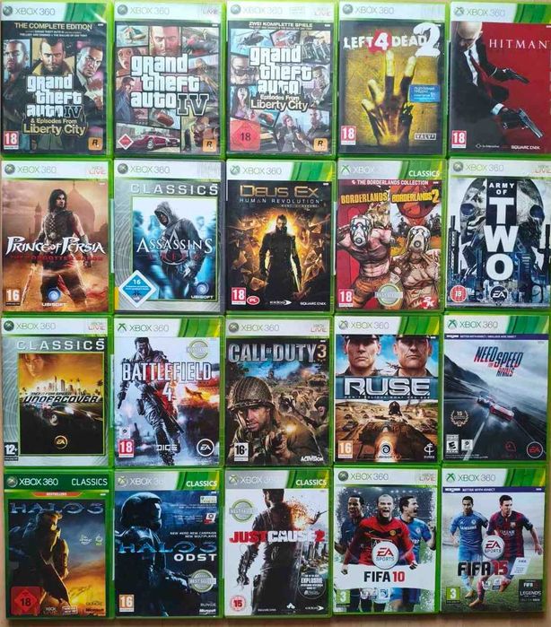 Дискі ігри Xbox 360 LTтешкі розпродаж