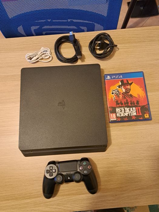 Playstation 4 Slim 1TB + jogo Red Dead Redemption 2 PS4