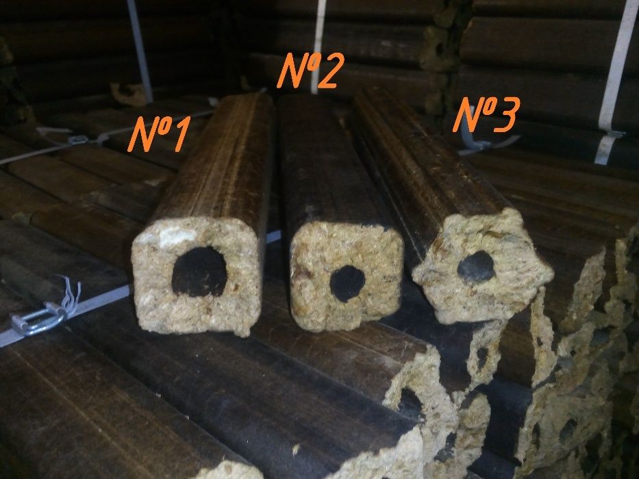 Паливний брикет ясен, дуб від виробника. Доставка