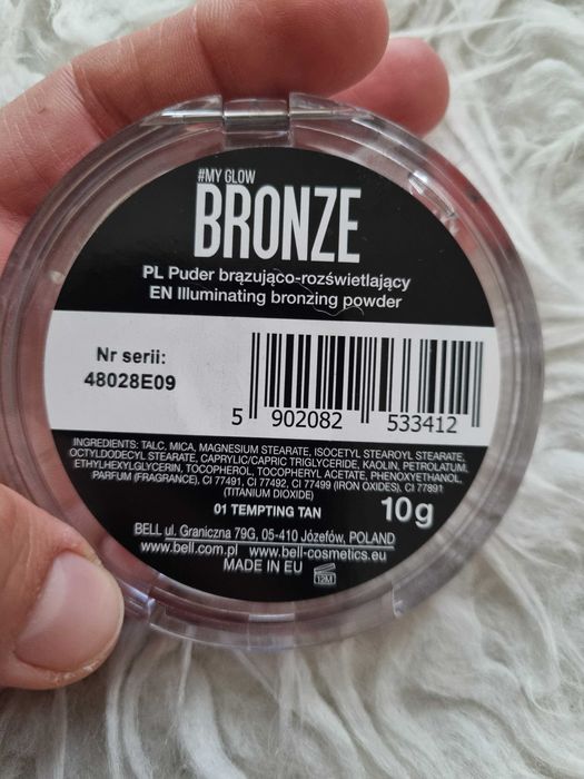 Puder bronzer do twarzy My Glow Bronze Bell 01 nowy