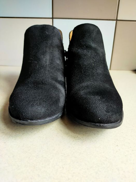 Buty botki Maciejka skórzane 36/23 cm