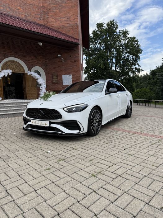 Samochód do ślubu Mercedes, biały