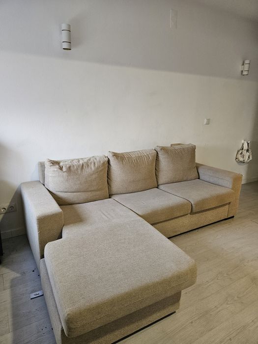 Sofa chaise longue (tem sofa cama)