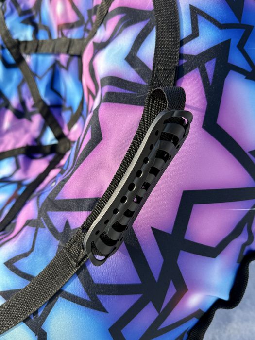 Тюбінг 100 см з камерою, надувні санки "Блакитні зірки"