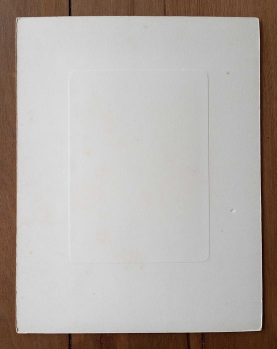 Antigo retrato da Rainha Dona Amélia fotografia sobre papel assinada