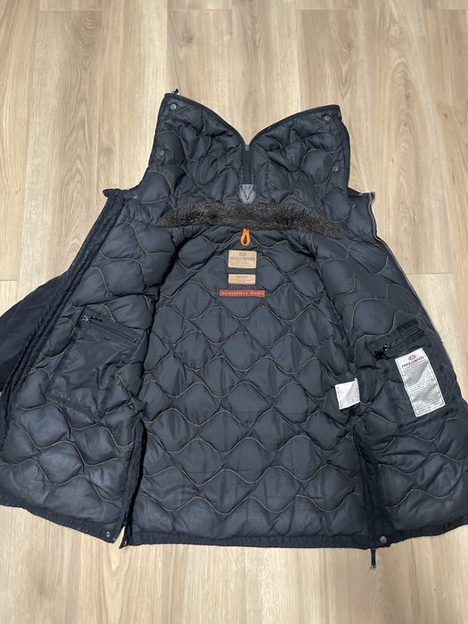 Kurtka meska zimowa puchowa parka Parajumpers faux fur
