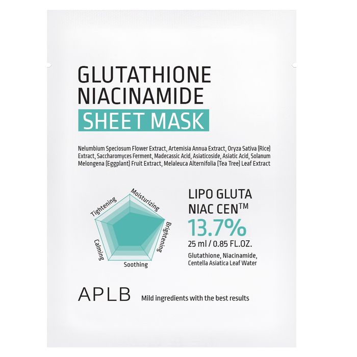 APLB  rozjaśniająca maska w płachcie 25ml