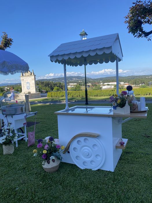 Maquina de pipocas e algodao doce