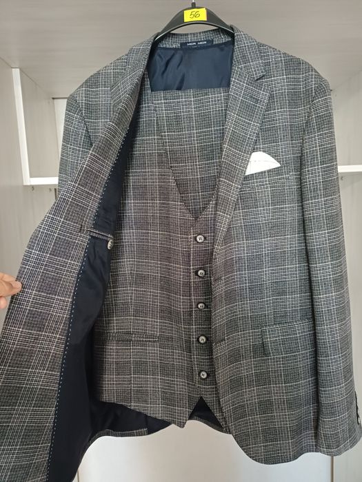 Стильный мужской костюм, 48-50