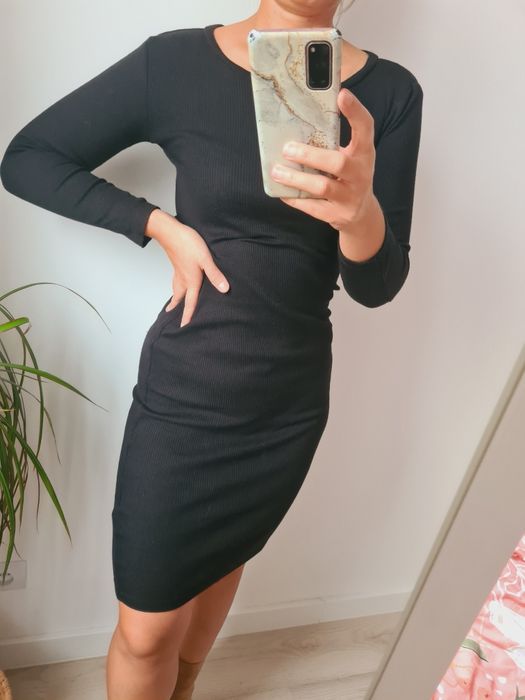 Czarna bawełniana sukienka primark
