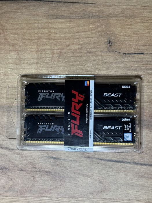 Память оперативна Kingston FURY Beast 16gb 2x8