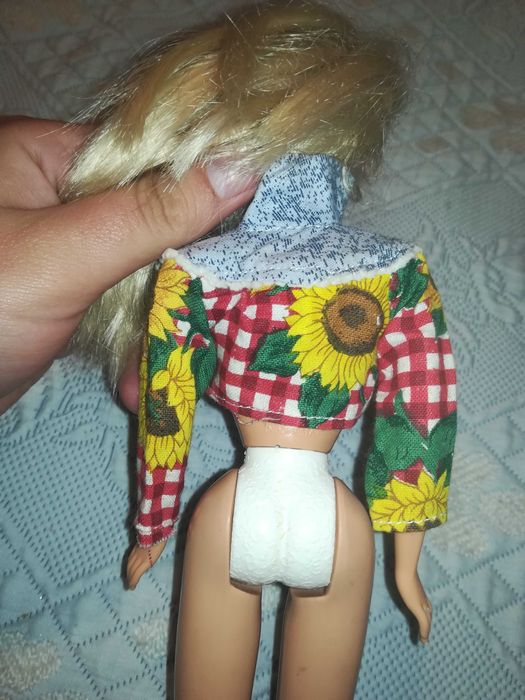 Casaco Girassol para Boneca