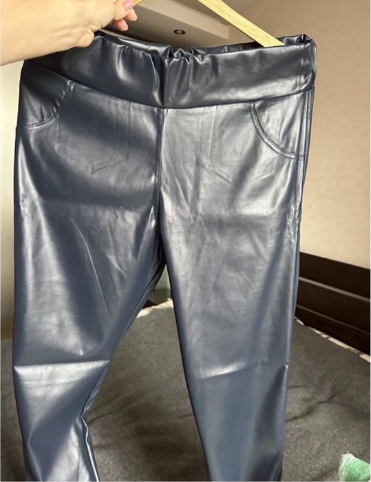 Кожаные штаны 54 размер большой размер