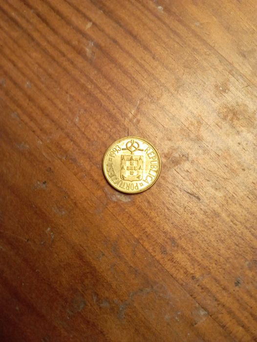 Moedas de 1 Escudo português anos 1987 a 1993