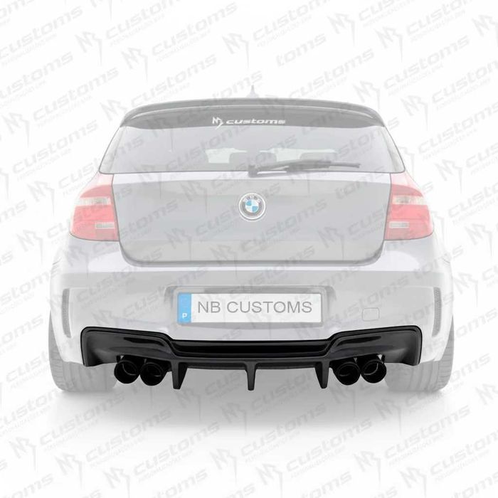 Difusor look 1M bmw E81/E82/E87/E88