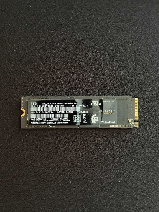 SSD wd_black SN850X 4TB — NVMe SSD